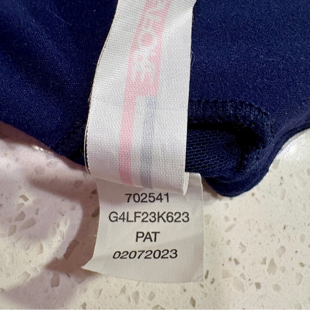 G/FORE Navy Sports Bra with Logo - Picture 8 of 8
